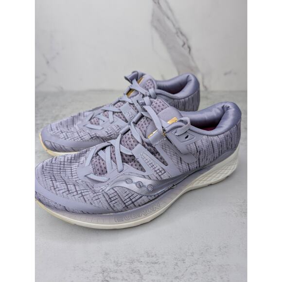 Saucony Ride ISO Womens Running Shoes - US 8 Violet Purple White S10444-41 - Picture 4 of 11